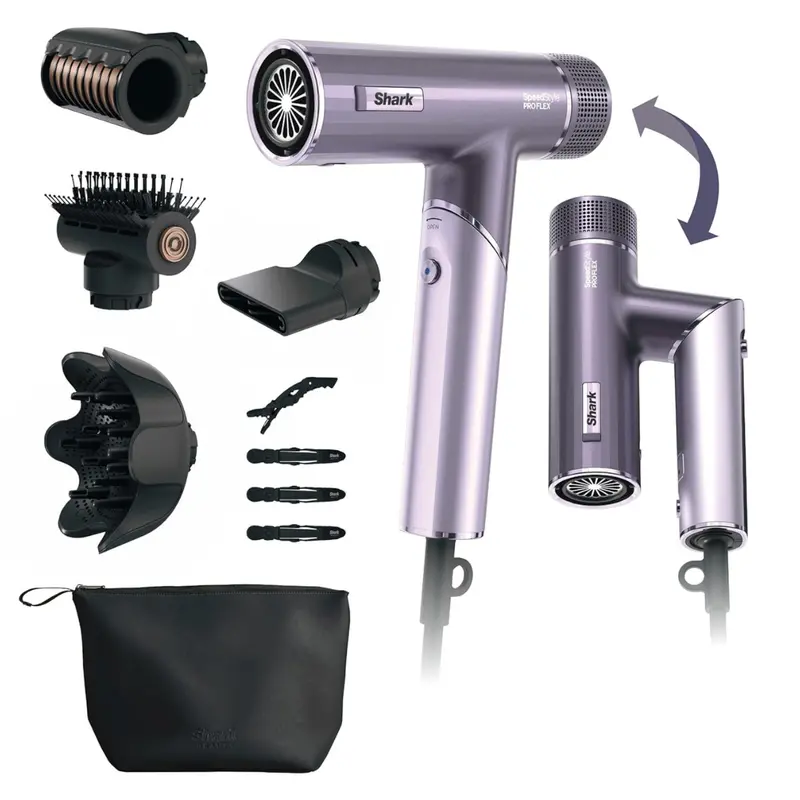Shark Speedstyle Pro Flex Hair Dryer System With Scalp Shield (Hd543pl) 1