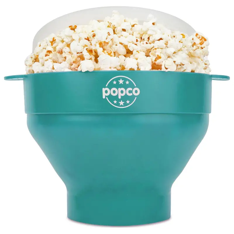 Silicone Microwave Popcorn Popper With Handles 1
