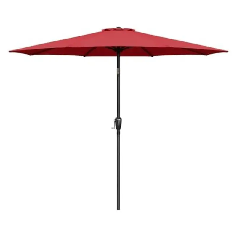 Simple Deluxe 9' Patio Umbrella W/ Push Button Tilt & Crank 1
