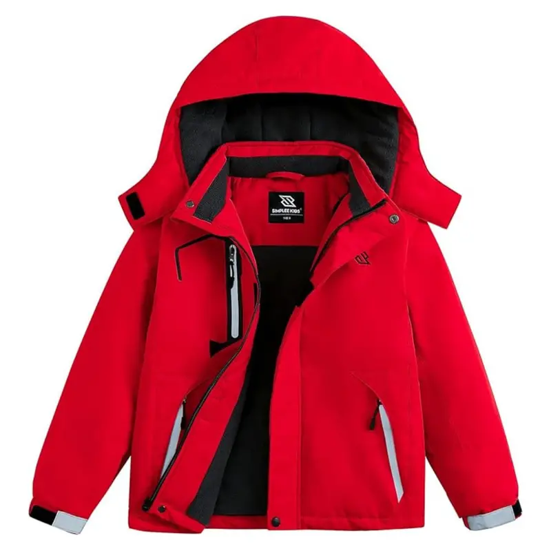 Simplee Kids Girls Waterproof Snow Jacket 1