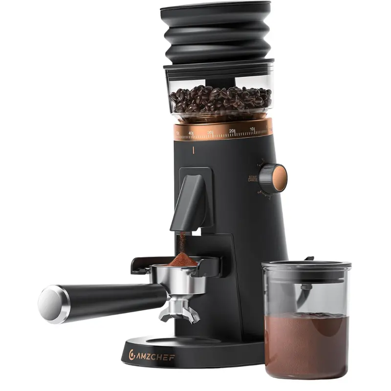 Single Dose 75 Settings 40Mm Conical Burr Coffee Grinder 1
