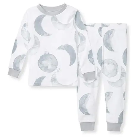 Size 2T Hello Moon Print Pajamas 1