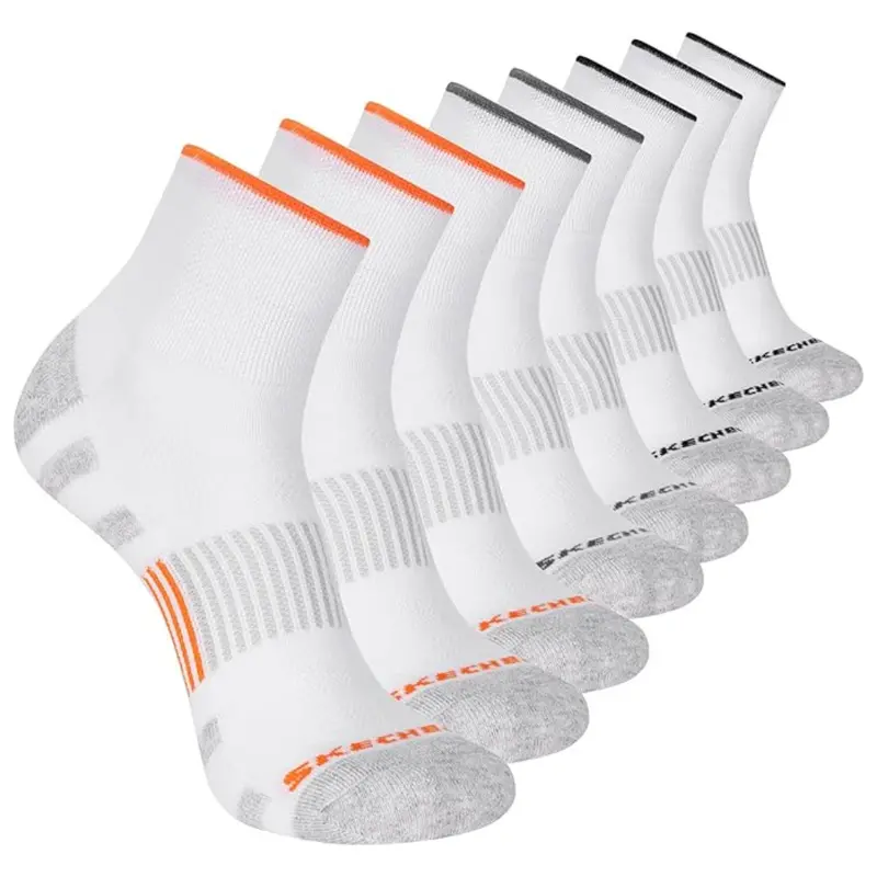 Skechers Men's 8-Pack Work High Quarter Crew Socks 1