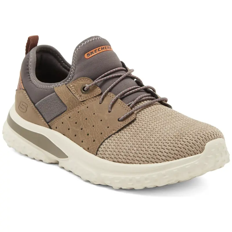 Skechers Men's Solvano Caspian Sneaker (Taupe) 1