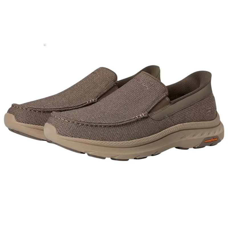 Skechers Men's Usa Pollard Wilfred Dual Gore Moc Toe Slip-Ins Shoes 1