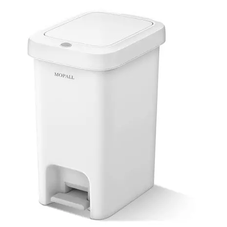 Slim Bathroom Trash Can With Lid 1