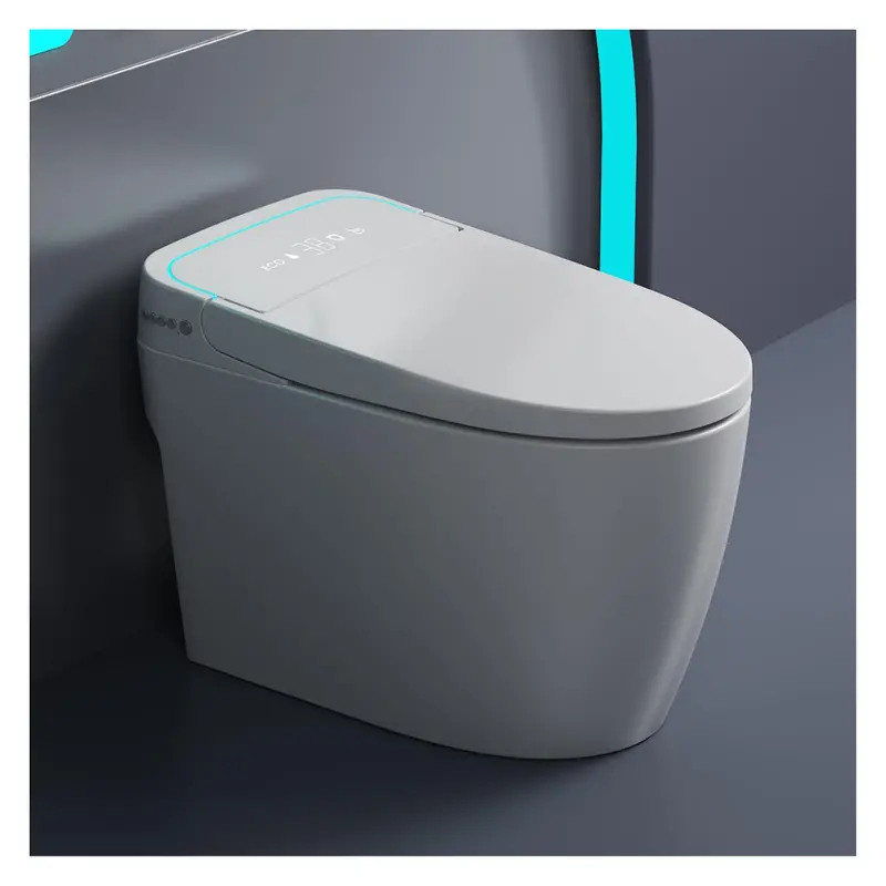 Smart Auto Flush Elongated Heated Seat Tankless Toilet 1
