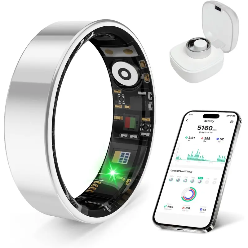 Smart Health Ring Compatible With Ios And 1