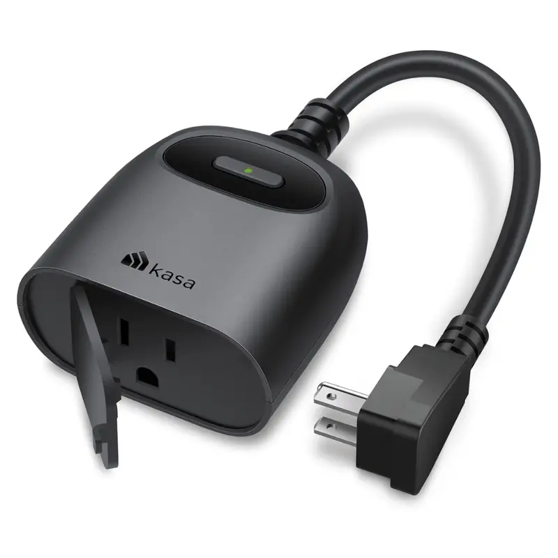 Smart Home Wi-Fi Outlet Timer, Max Load 15A/1875W, Weather Resistance 1