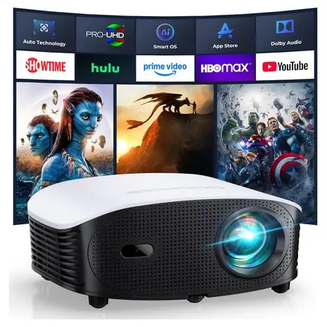Smart Mini 4K Home Theater Projector With Wifi And Bluetooth 1