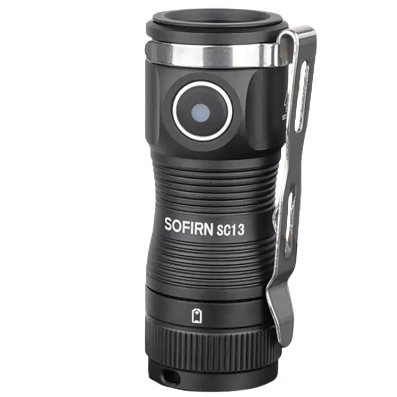 Sofirn Sc13 1300Lm Rechargeable Led Mini Tactical Flashlight (Black/Green) 1