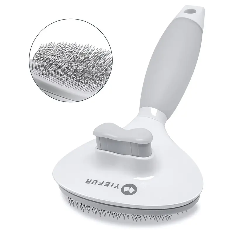 Soft Silicone Self-Cleaning Grooming Cat Hair Brush 1