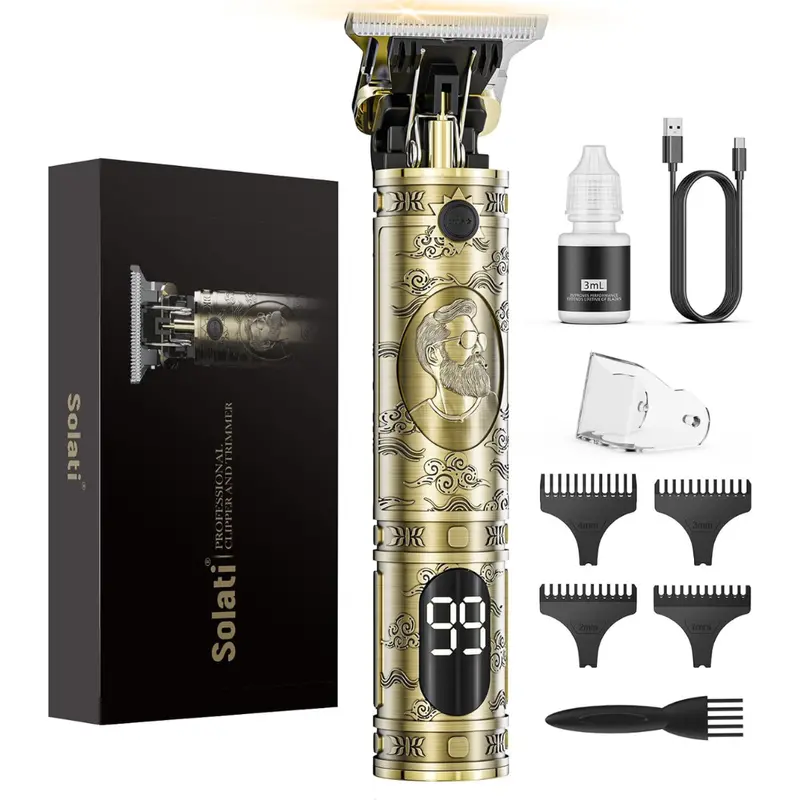 Solati Men's Rechargeable Cordless Beard Hair Trimmers 1