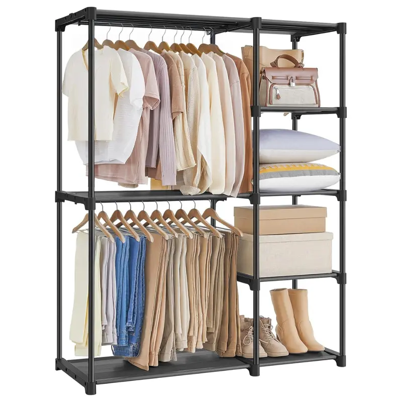 Songmics Portable Closet Organizer Rack (44.1" X 16.9" X 65") 1