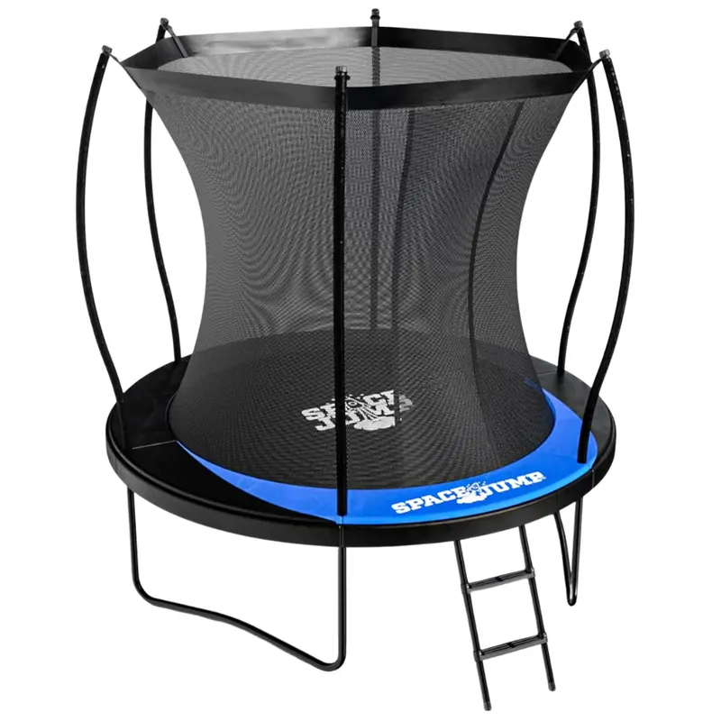 Spacejump 8Ft Lunar Outdoor Trampoline With Safety Net 1