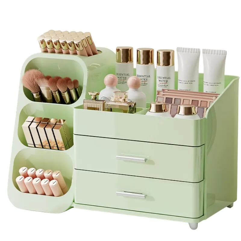 Spacious Cosmetic Display Makeup Organizer With Drawers 1
