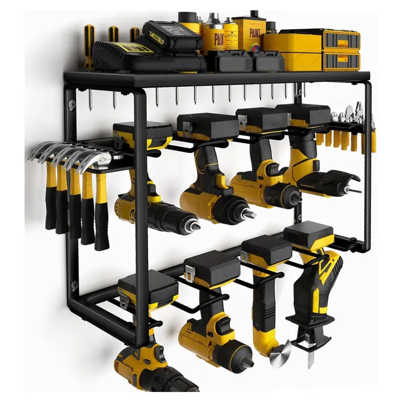 Spampur 3 Layer Metal Storage Power Tool Organizer 1
