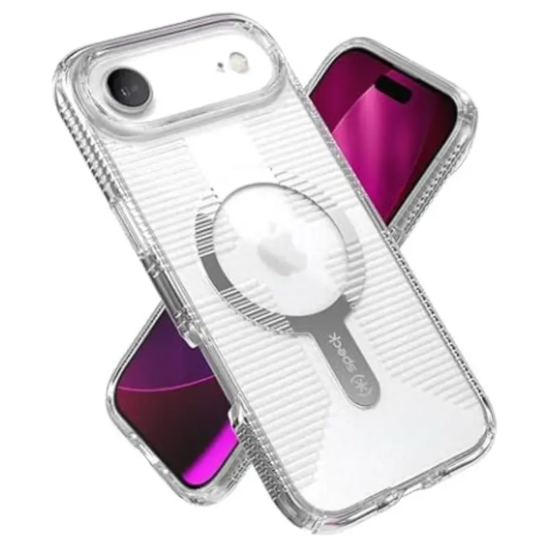 Speck Gemshell Grip +Ms Case For Iphone 17 (Clear) 1