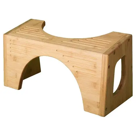 Squatty Potty The Original Bamboo Flip Toilet Stool 1