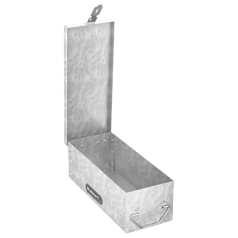 Stalwart Metal Lock Box With Folding Handle 1