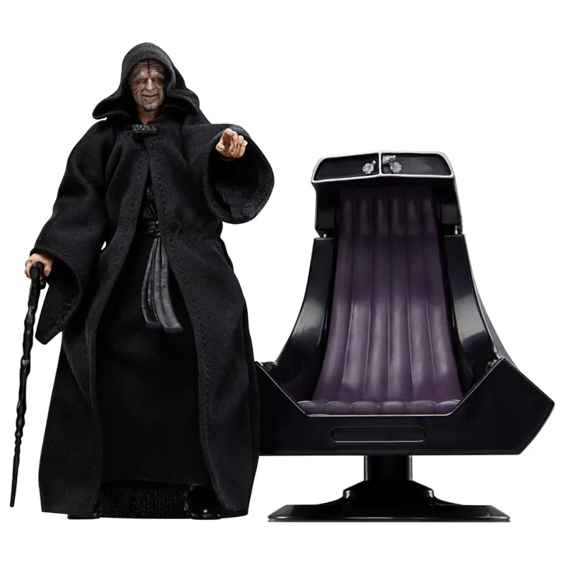 Star Wars The Black Series: Return Of The Jedi 6" Emperor Palpatine Action Figure & Throne 1