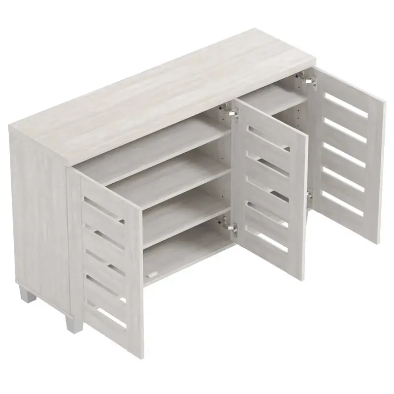 Steelside Millan 16 Pair Shoe Storage Cabinet 1