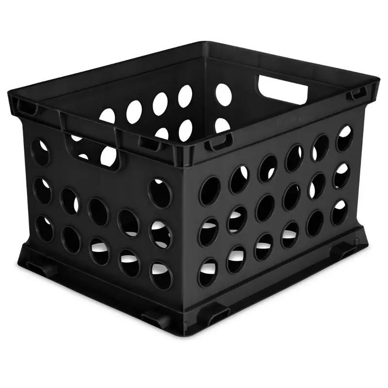 Sterilite File Crate Versatile Plastic Bin With Handles 1