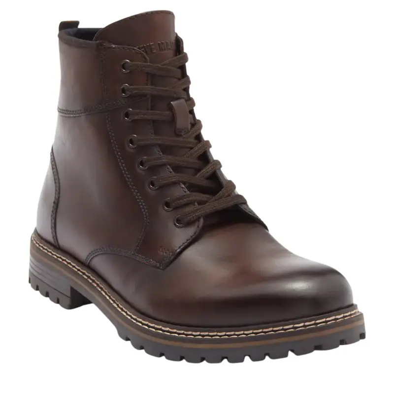 Steve Madden Men's Scotch Lug Sole Boot (Brown) 1