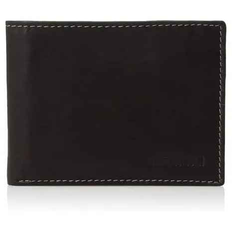 Steve Madden Men's Slim Leather Wallet With Attached Flip Pockets 1