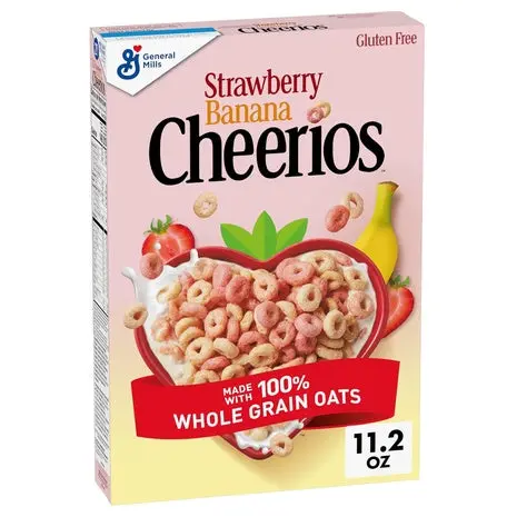 Strawberry Banana Cheerios Breakfast Cereal 1
