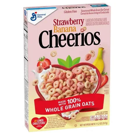 Strawberry Banana Cheerios Breakfast Cereal 1
