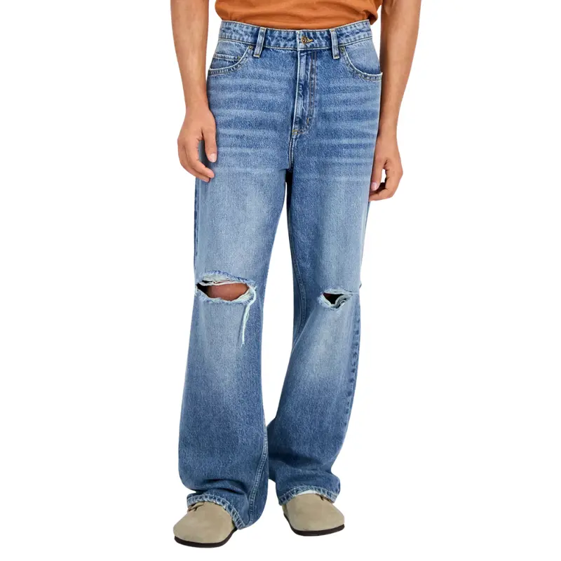 Sun + Stone Men's Azul Baggy Jeans 1