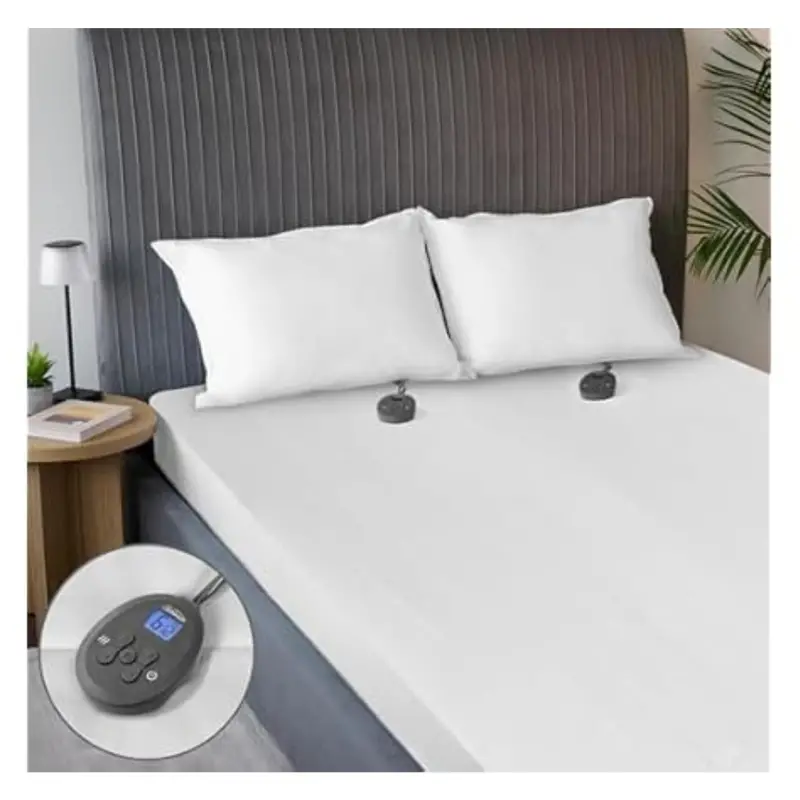 Sunbeam King Electric Restful Quilted Heated Mattress Pad 1