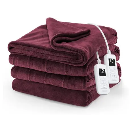 Sunbeam Royal Luxe Microplush Heated Queen Blanket 1