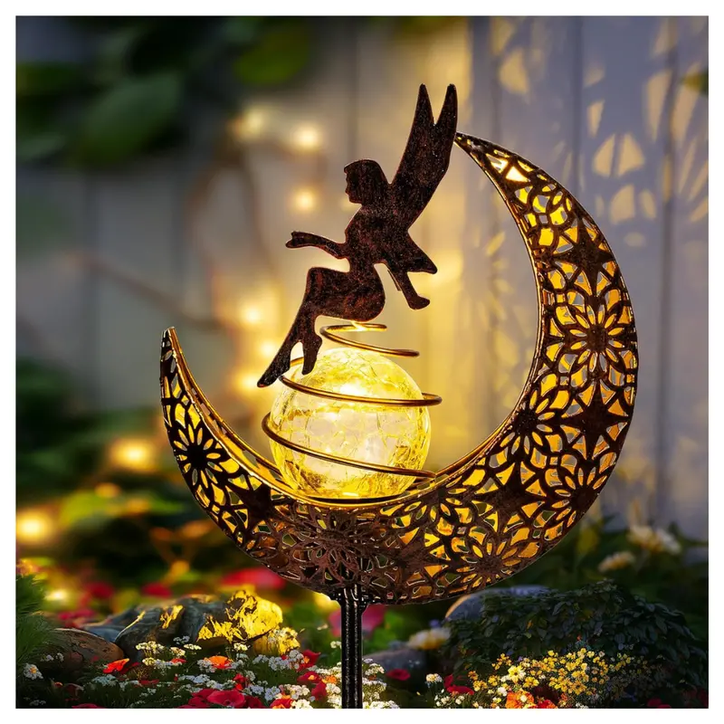 Suncket Solar Fairy Moon Garden Light 1