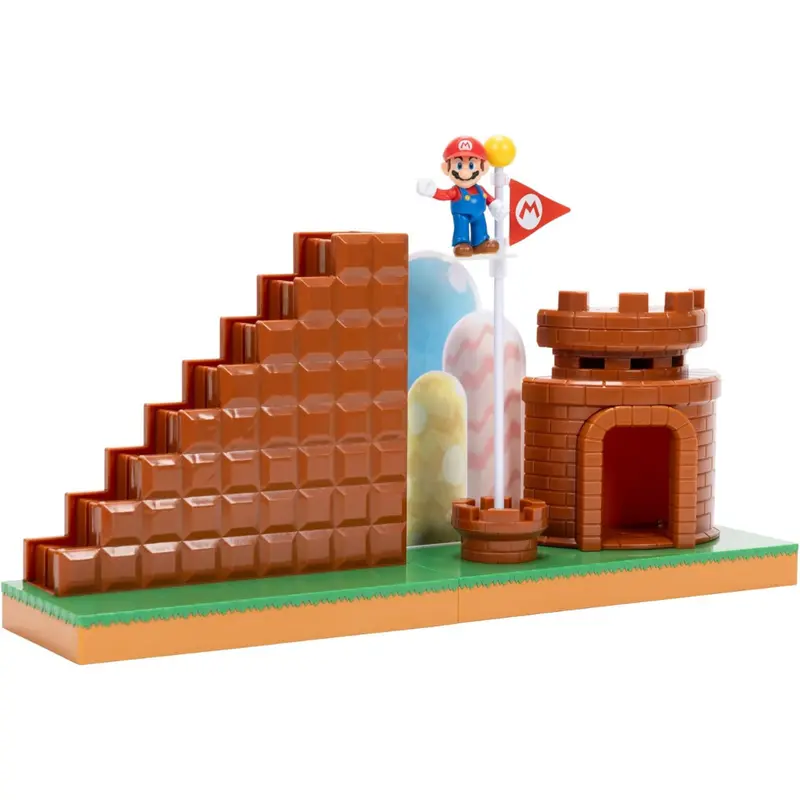 Super Mario Nintendo 2.5" Action Figures Course Complete Playset 1