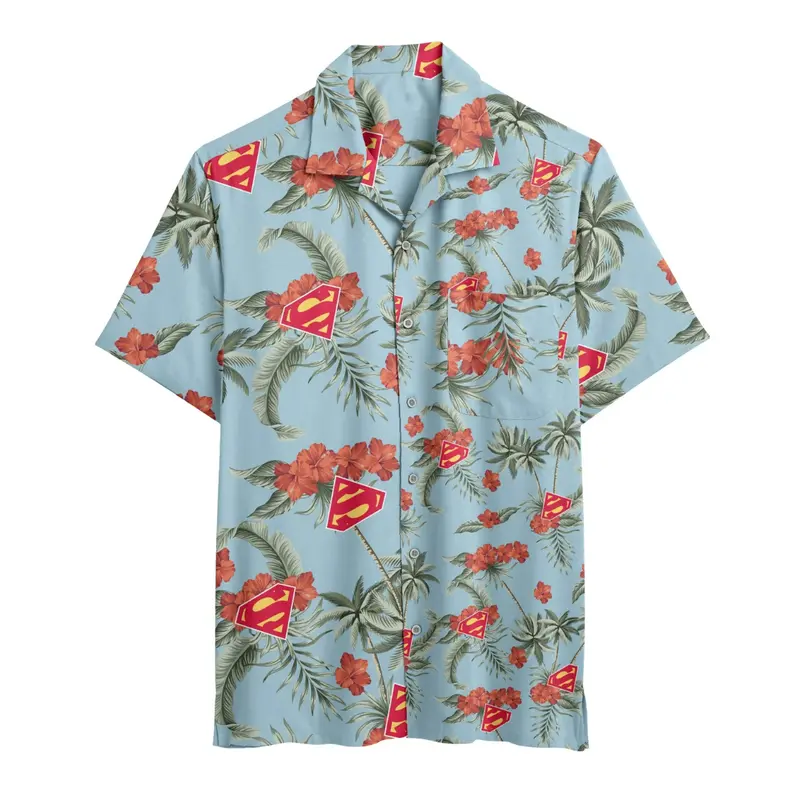 Superman Men's & Big Mens Graphic Print Shirt (Superman) 1