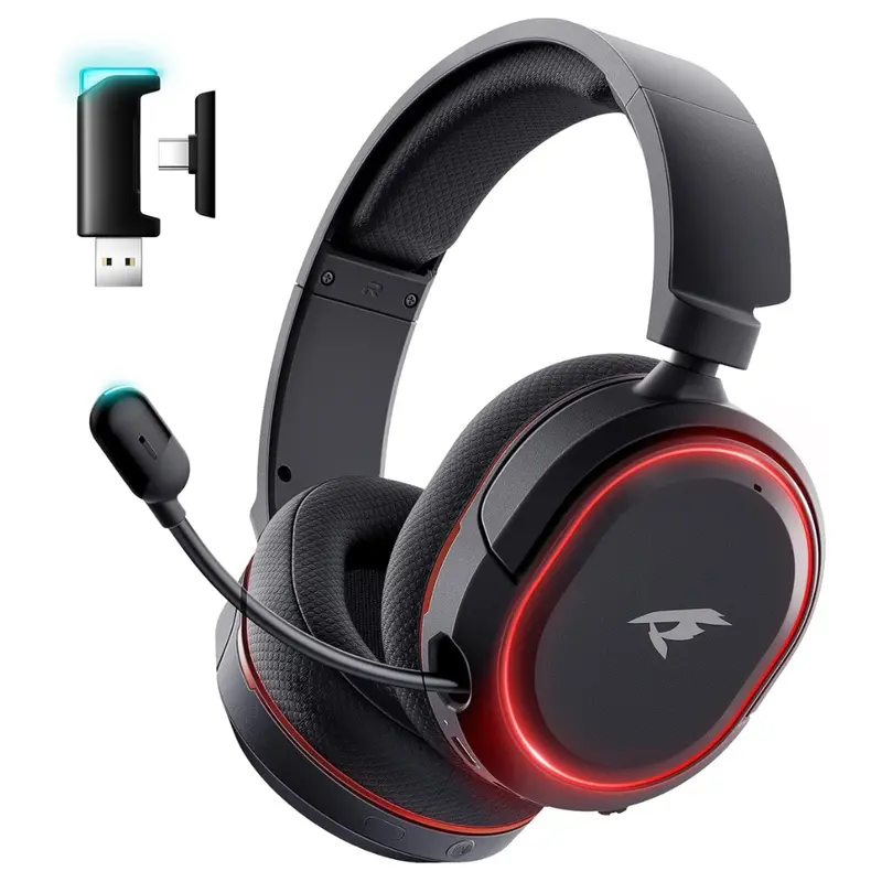 Surround Sound 4 In 1 Wireless 2.4Ghz Usb Gaming Headphones 1