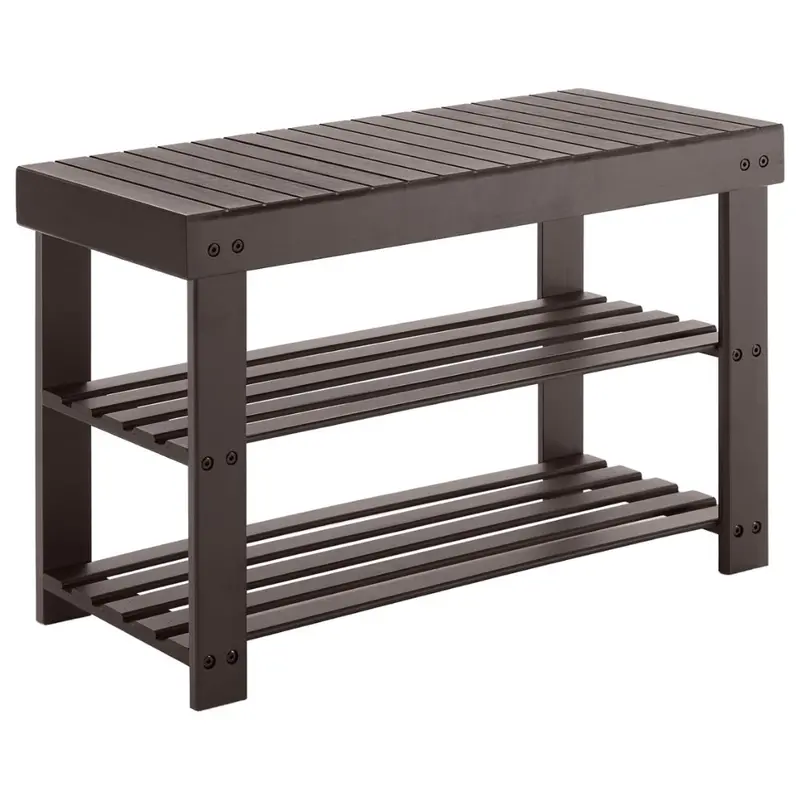 Sweetcrispy 3-Tier 286Lb Capacity Bamboo Entryway Shoe Rack 1