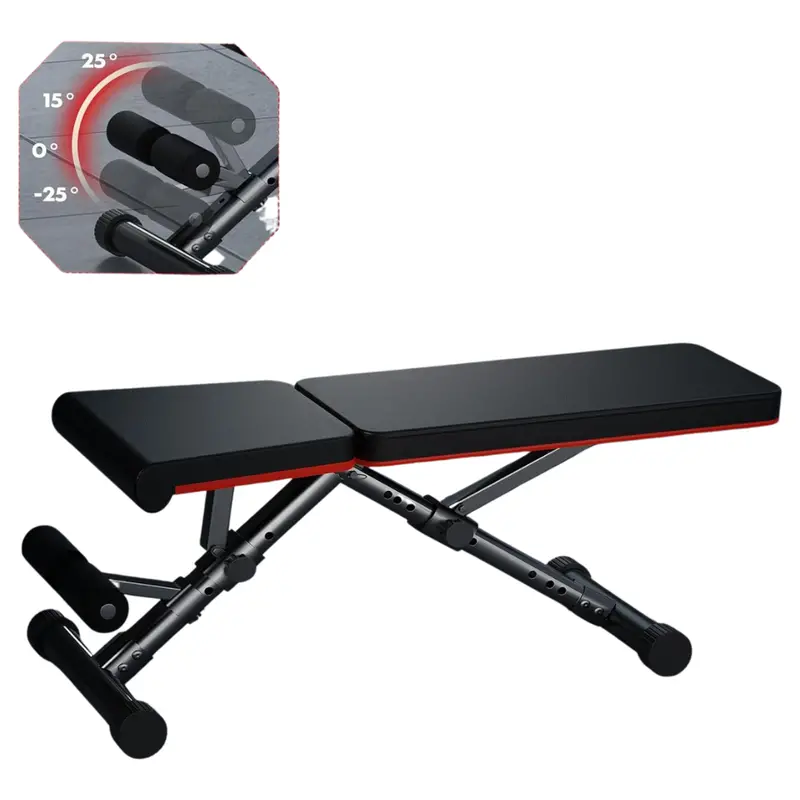 Sweetcrispy Foldable Incline Adjustable Weight Bench 1