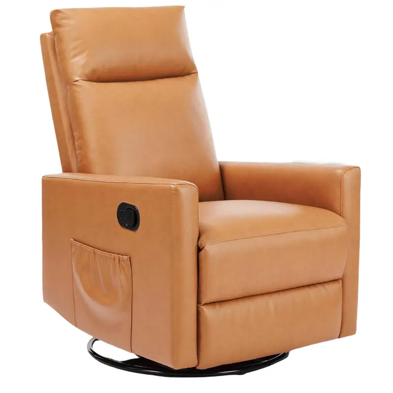 Sweetcrispy High Back 360 Swivel Recliner Chair 1
