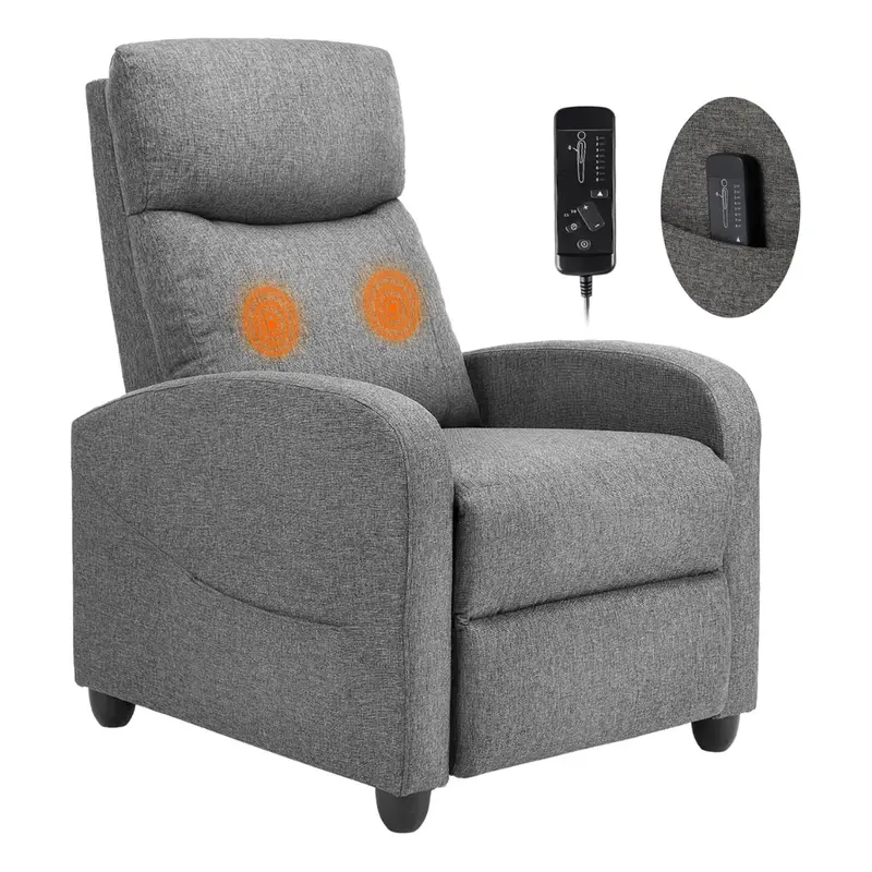 Sweetcrispy Massage Recliner Chair With Lumbar Support 1