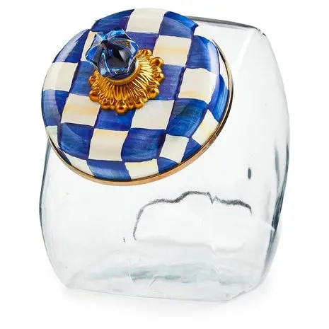 Sweets Jar With Royal Check Lid 1