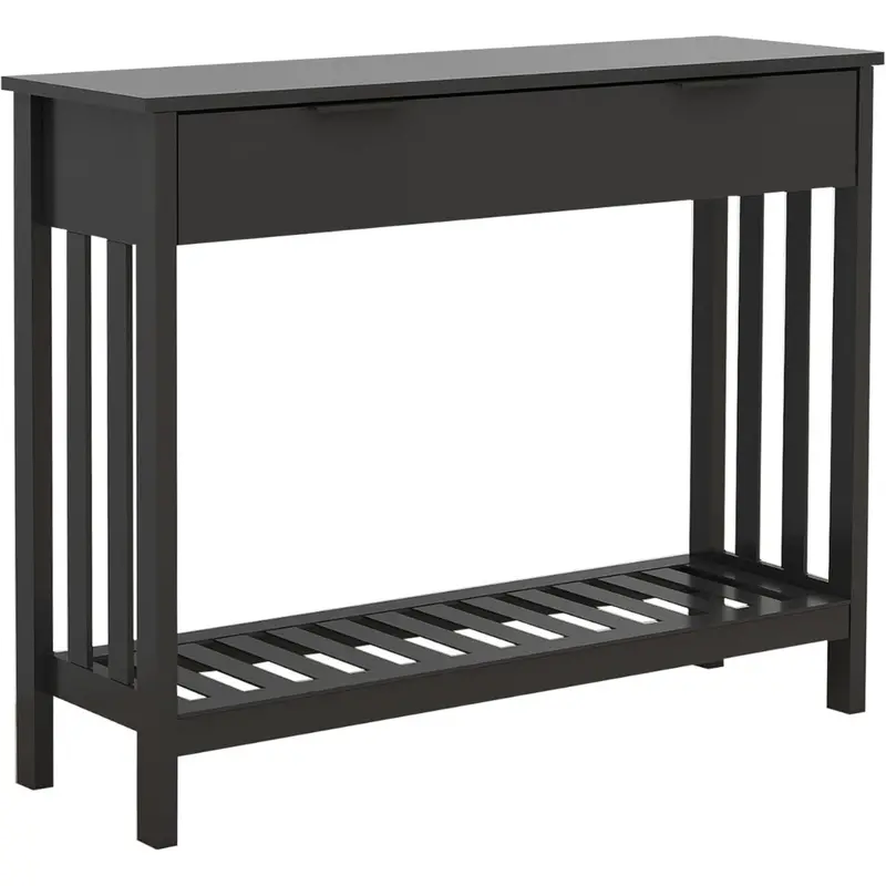 Taohfe Modern Wood Entryway Storage Table 1