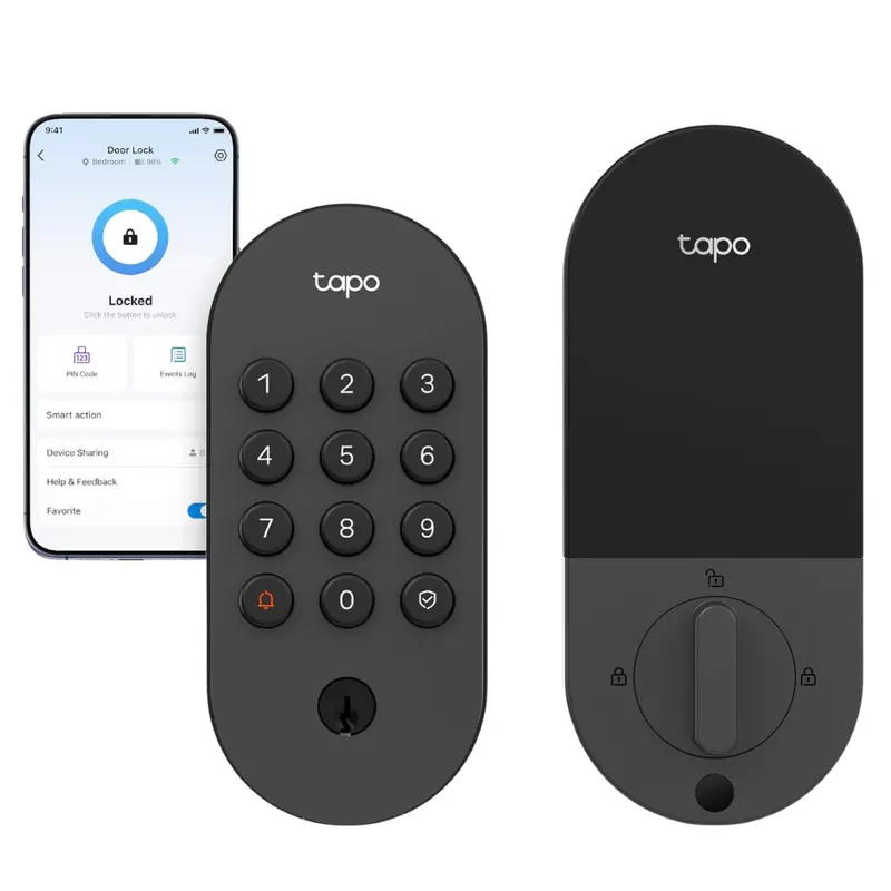 Tapo Smart Wi-Fi Deadbolt Door Lock With In-App Monitoring 1