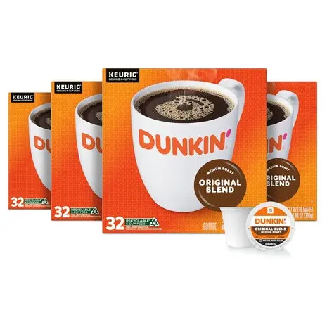 Targeted: 128 Dunkin K-Cup Coffee Pods 1