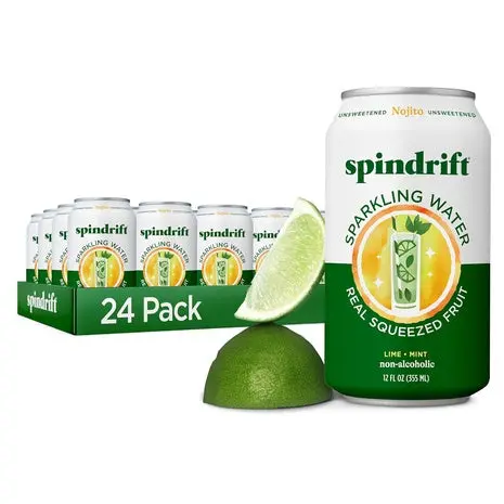 Targeted: 24 Cans Spindrift Nojito Sparkling Water 1