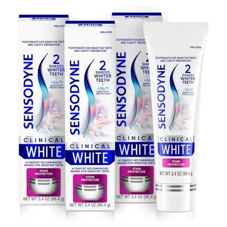 Targeted: 3 Sensodyne Clinical White Whitening Toothpaste 1