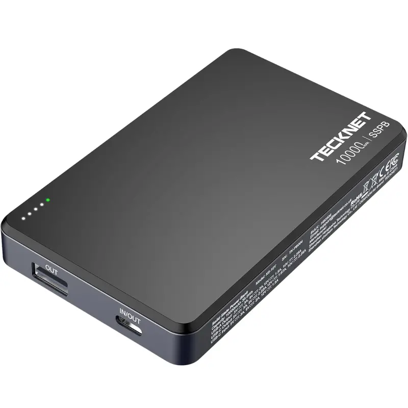 Tecknet 10,000Mah 22.5W Pd Fast Charging Power Bank (2 Colors) 1