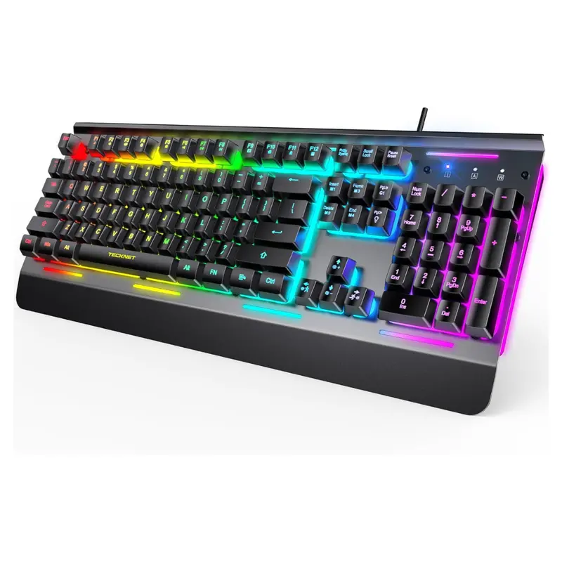 Tecknet Rgb Usb Wired Gaming Keyboard 1